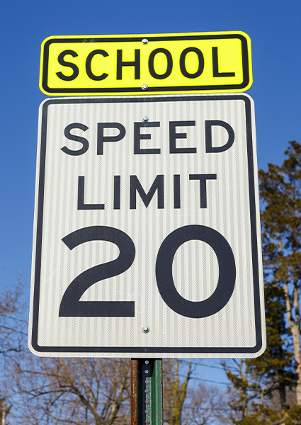 Speed sign